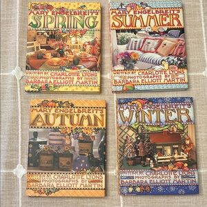 Mary Engelbreit’s Spring, Summer, Autumn, and Winter Collection.
